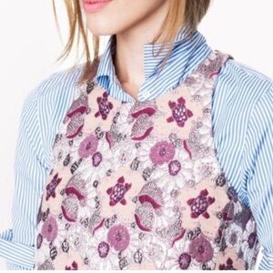 Jcrew collection brocade Floral Patterned Sleeveless Top